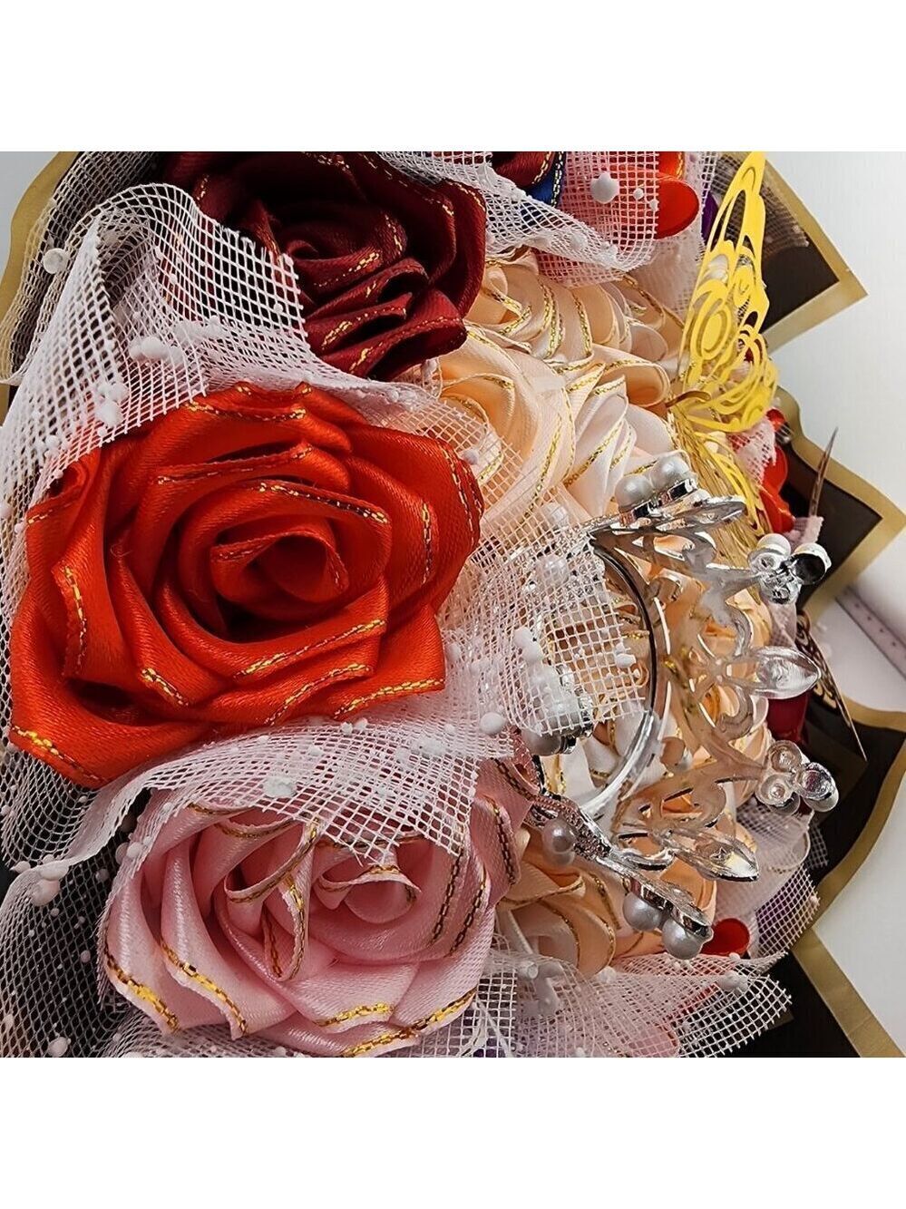 Brand New Handmade 2 Dozen Roses - Picture 10 of 16